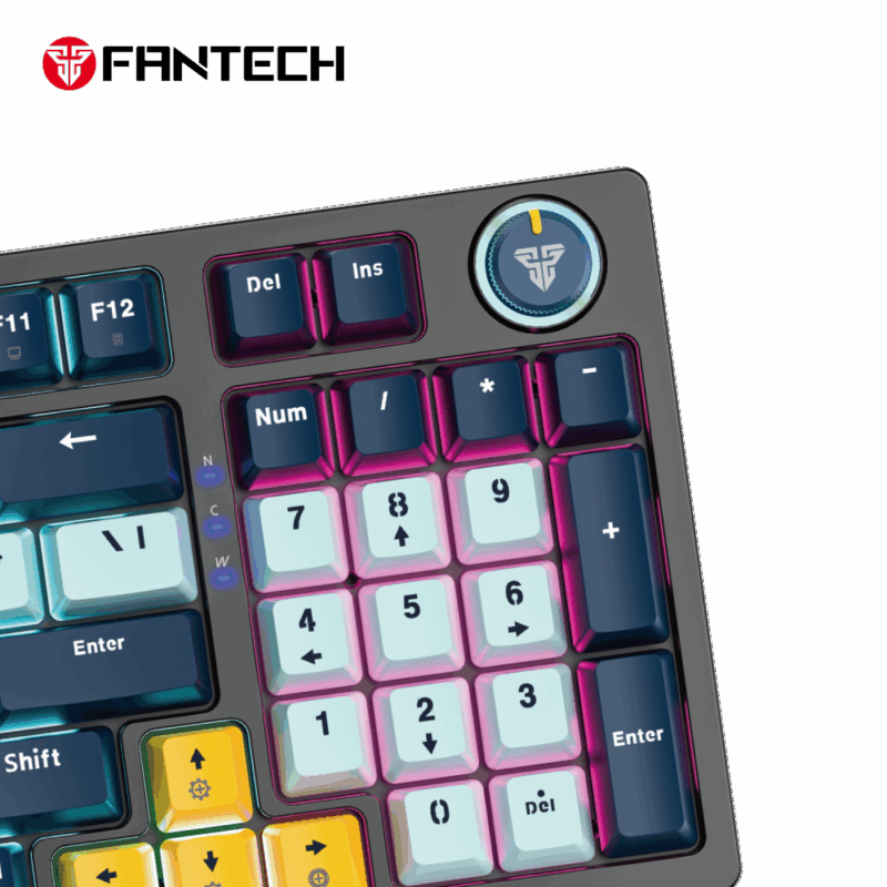 Tastatura Mehanicka Gaming Fantech MK890 RGB Atom 96 Navy (Red switch)