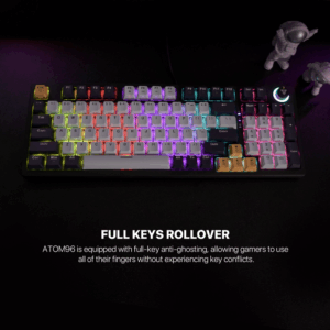 Tastatura Mehanicka Gaming Fantech MK890 RGB Atom 96 Navy (Red switch)