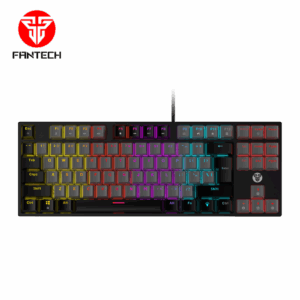 Tastatura Mehanicka Gaming Fantech MK876 RGB Atom TKL siva (Blue switch)