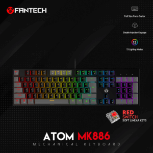Tastatura Mehanicka Gaming Fantech MK890 RGB Atom 96 Navy (Blue switch)