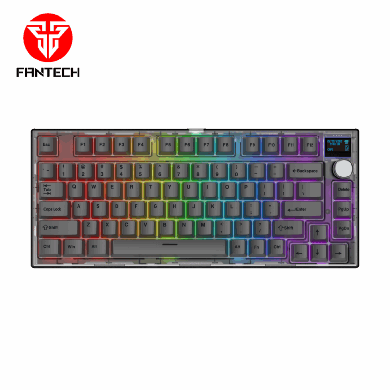 Tastatura Mehanicka Gaming Fantech MK910 RGB PBT Maxfit81 Frost Wireless crna (blue switch)