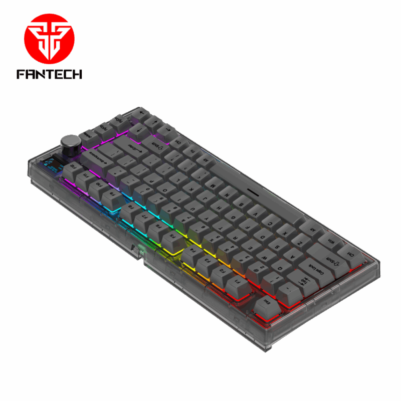 Tastatura Mehanicka Gaming Fantech MK910 RGB PBT Maxfit81 Frost Wireless crna (blue switch)