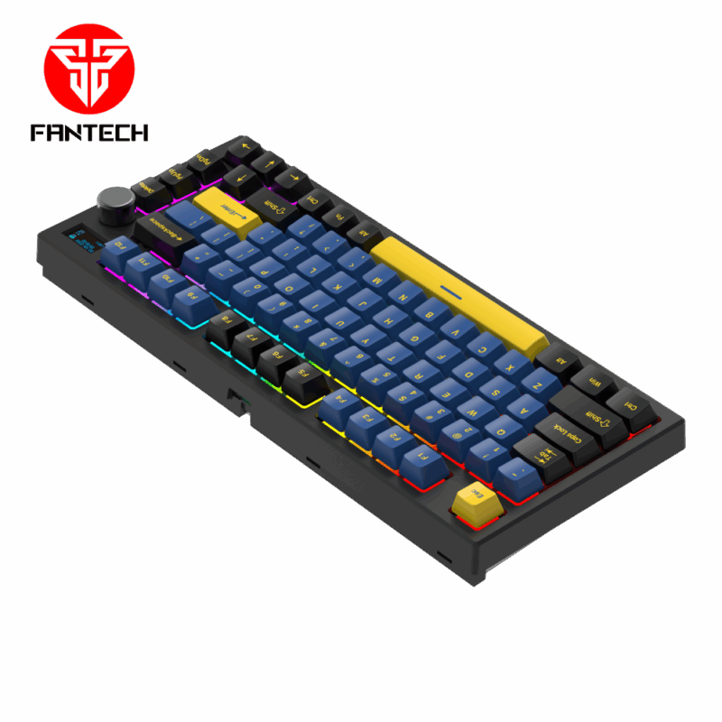 Tastatura Mehanicka Gaming Fantech MK910 RGB Vibe Maxfit 81 Grand Cobalt Wireless  (Yellow switch)