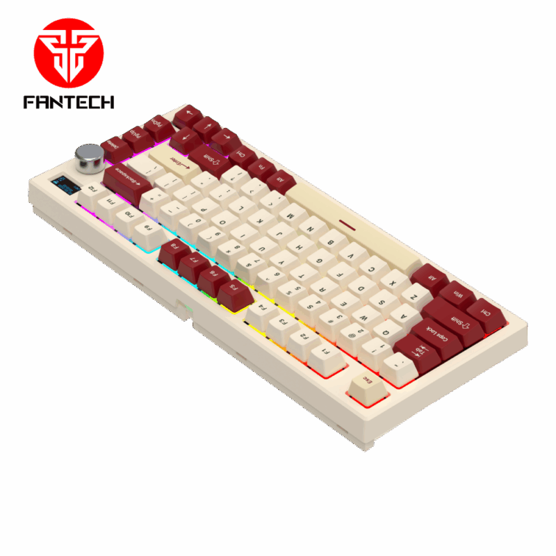 Tastatura Mehanicka Gaming Fantech MK910 RGB Vibe Maxfit 81 Royal Prince Wireless (Yellow switch)