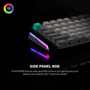 Tastatura Mehanicka Gaming Fantech MK914 RGB Atom PRO96 Wireless Saturn (red switch)