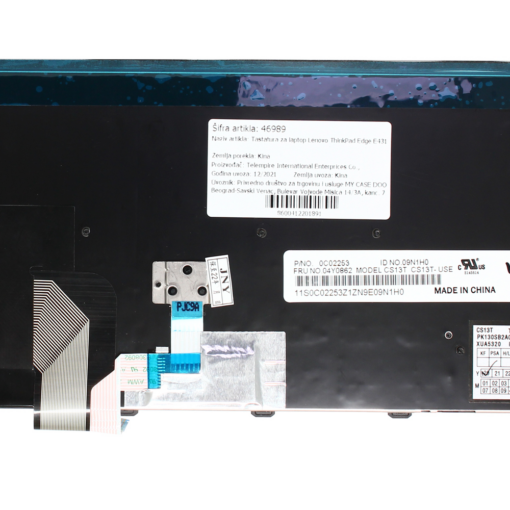 Tastatura za laptop Lenovo ThinkPad Edge E431 - Image 3