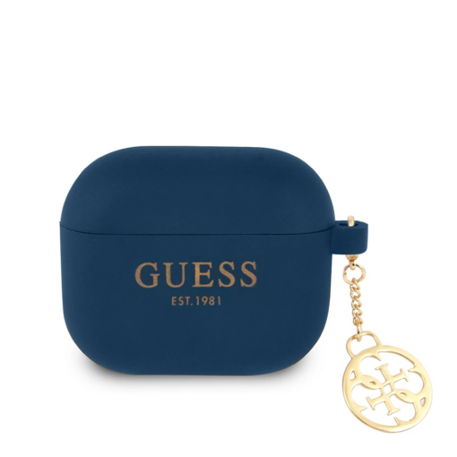 Torbica Guess Silicone za Airpods 3 4G Charm plava (GUA3LSC4EB) - Image 3