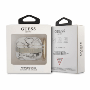 Torbica Guess za Airpods 3 TPU siva (GUA3HCHMAG)