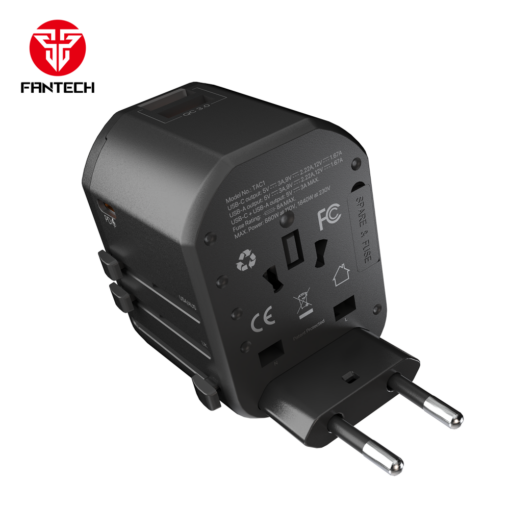 Univerzalni Multi Adapter Fantech TAC1 Power Cube 20W, PD, QC 3.0, 20W, crni - Image 2