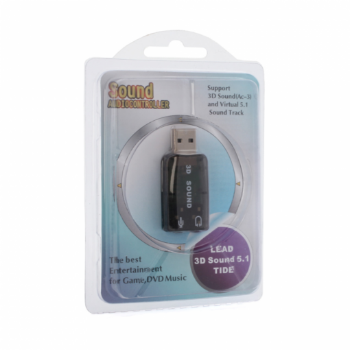 USB 2.0 zvucna karta 5.1 JWD-Sound4 crna - Image 4