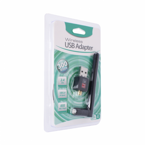 Wireless N adapter sa antenom USB 2.4GHz 2DB 300Mb JWD-U61 - Image 2