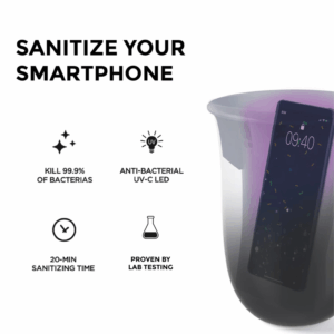 Wireless punjac sa UV zastitom Lexon Oblio LH59N crni
