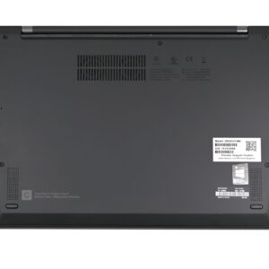 Lenovo ThinkPad X1 Carbon Gen 9 bottom side with product label