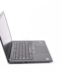 Lenovo ThinkPad X395 left side view with ports and keyboard