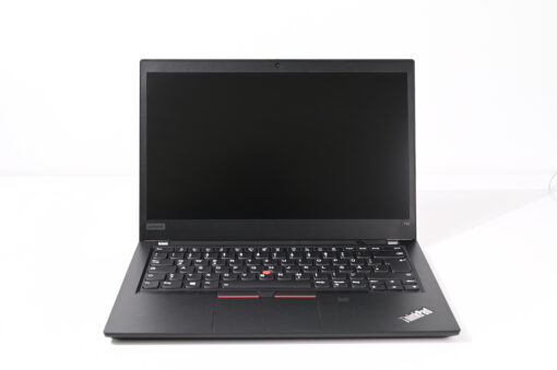 Lenovo ThinkPad T14s Gen 1 – prednji pogled sa otvorenim ekranom i tastaturom