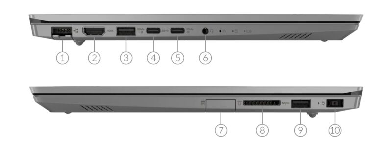 LENOVO THINKBOOK 14-IIL Intel Core i3-1005G1 8GB 256GB 14" Windows 10 Pro