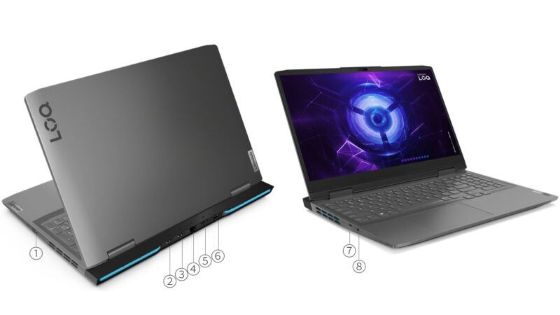 LENOVO LOQ 15IRH8 Intel Core i5-12450H 16GB 512GB 15.6" Windows 11 Home